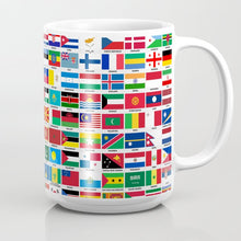 Load image into Gallery viewer, World Flags Ceramic Mug